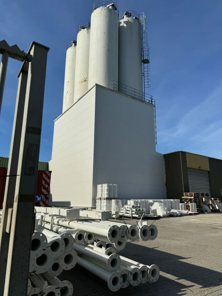 Verhuizing en modificatie complete betoncentrale