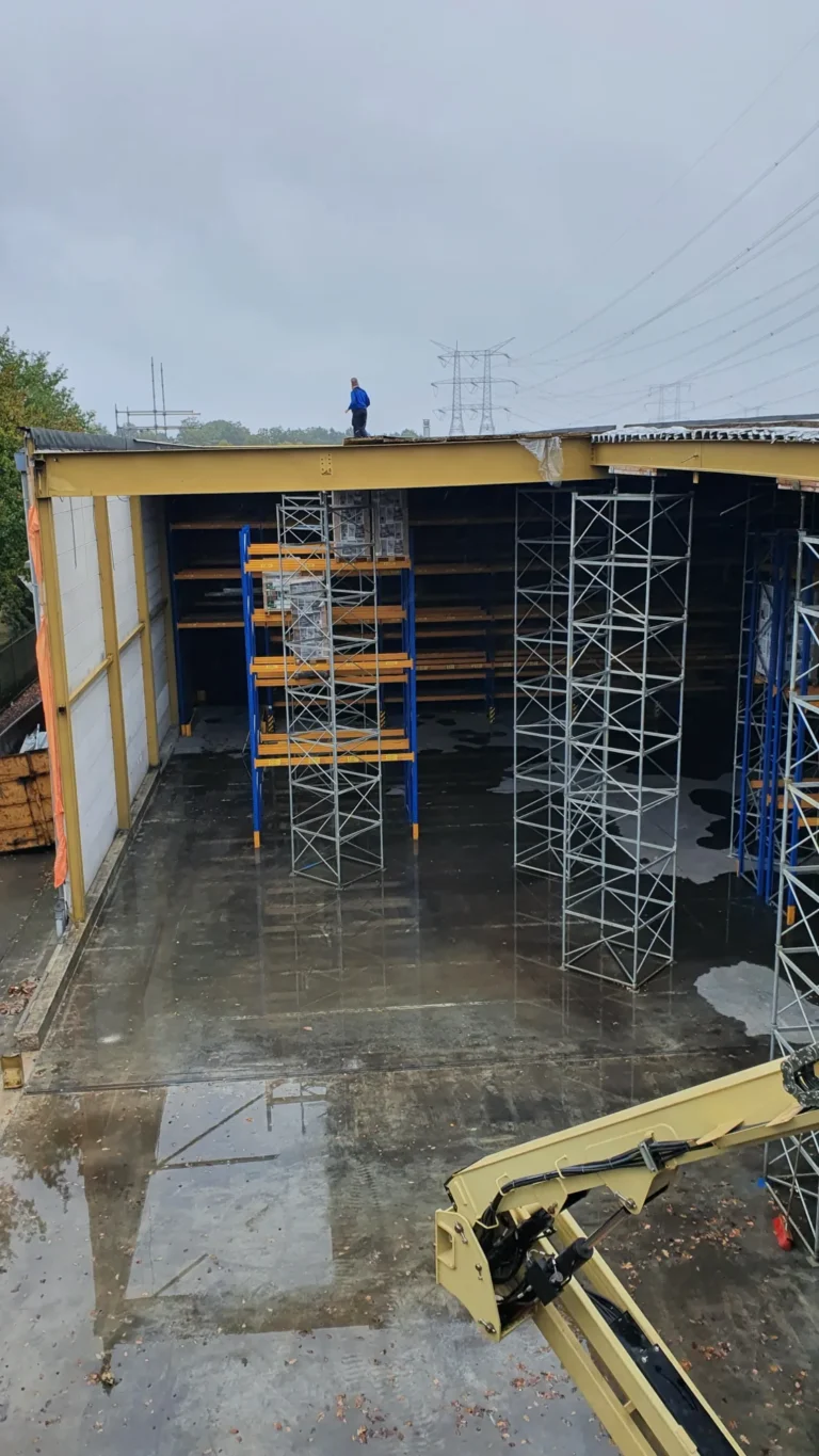 Dak- en lichtstraatconstructie