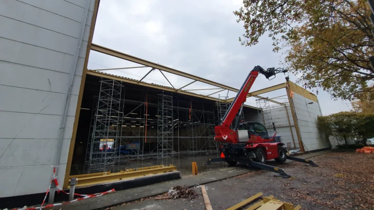 Dak- en lichtstraatconstructie